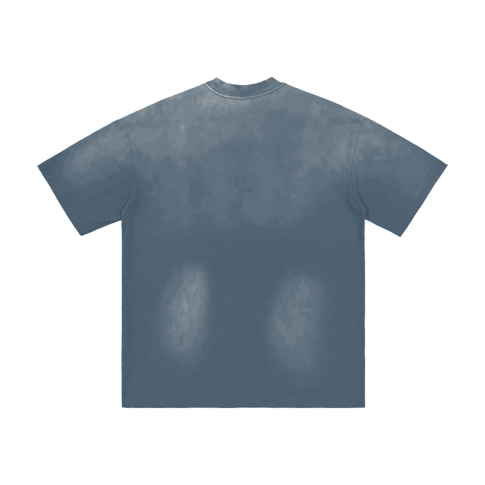 Hand-Frayed Sunfade T-Shirt #RU0046