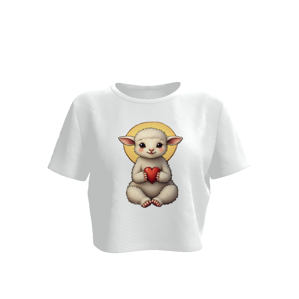 Lamb of God Women's Cropped Tee