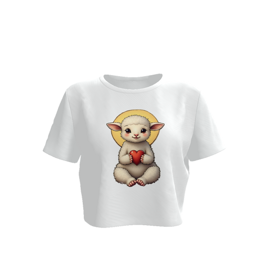 Lamb of God Women's Cropped Tee